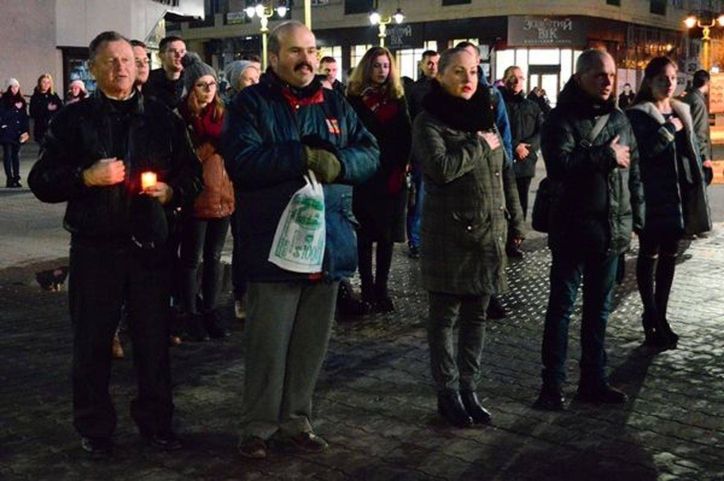 В Івано-Франківську вшанували пам’ять про загиблих учасників Революції гідності і полеглих в зоні бойових дій