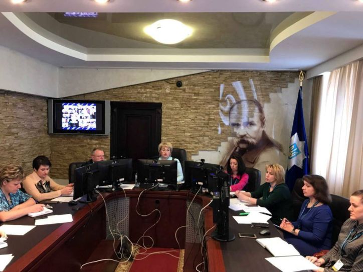 Ксенія Лук’янець провела селекторну  нараду для керівників територіальних підрозділів за підсумками роботи Управління  у 1 кварталі 2018 року