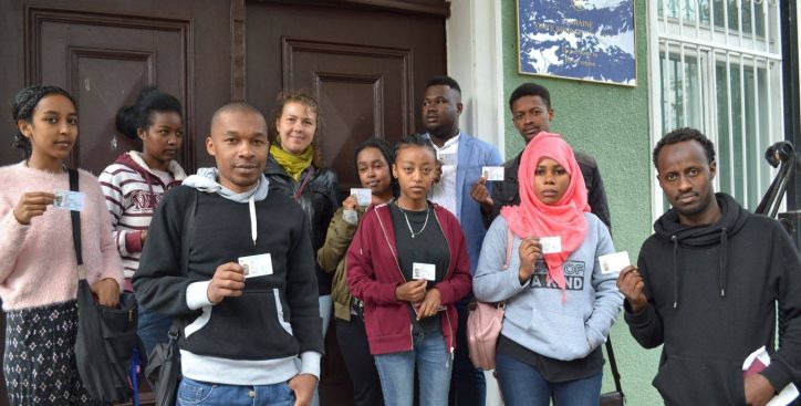 Ефіопські студенти Рівненщини отримали посвідки  для проживання в Україні