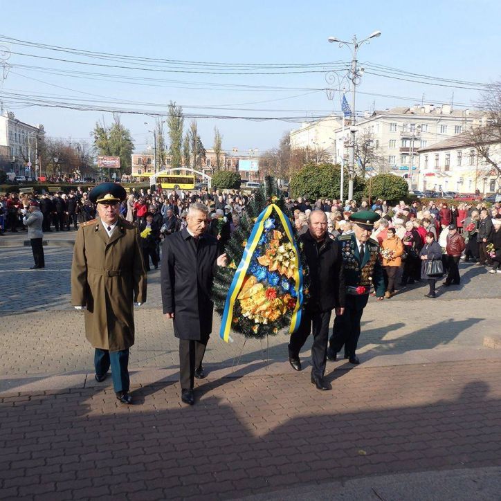 У Чернівцях відзначили 75-у річницю визволення України від фашистських загарбників