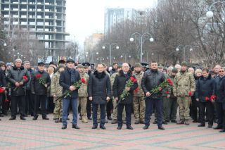 Міграційники вшанували захисників Дебальцевського плацдарму