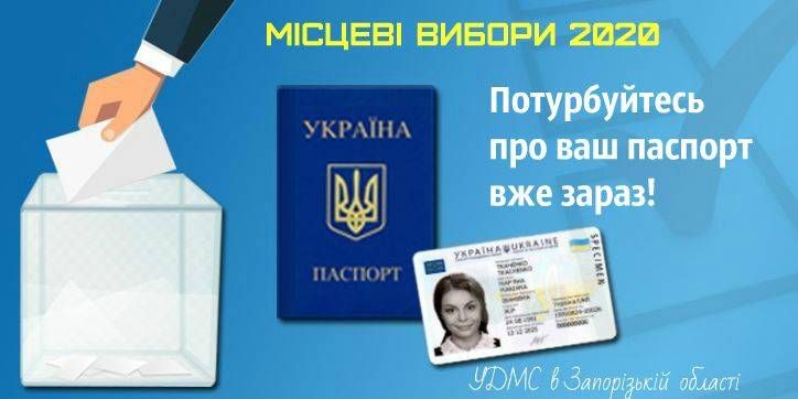 Паспорт – необхідний документ, який дає змогу реалізувати право голосу на місцевих виборах 2020