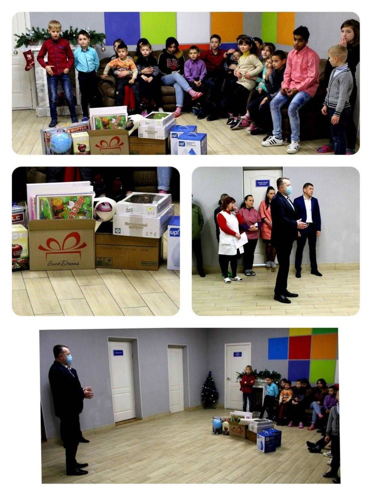 Керівник міграційної служби Вінниччини привітав вихованців Жмеринського дитячого будинку з Днем Святого Миколая