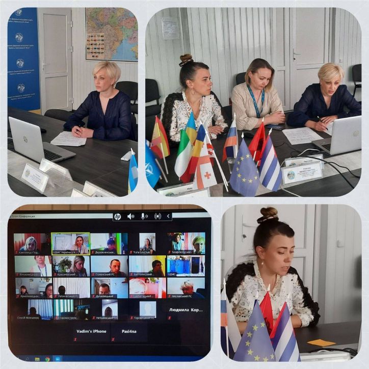 Внутрішніми тренерами УДМС Хмельниччини проведено навчальний  вебінар із керівниками територіальних підрозділів