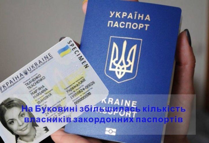 В травні на Буковині оформлено 6 тис. закордонних паспортів та 3,1 тис. ID-карток