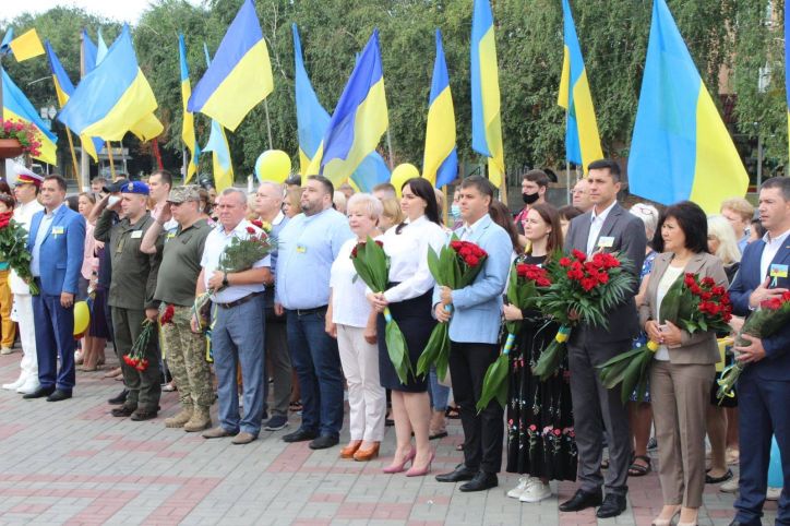 Міграційники Запоріжчини приймають активну участь в урочистих заходах до 30-річчя Незалежності України