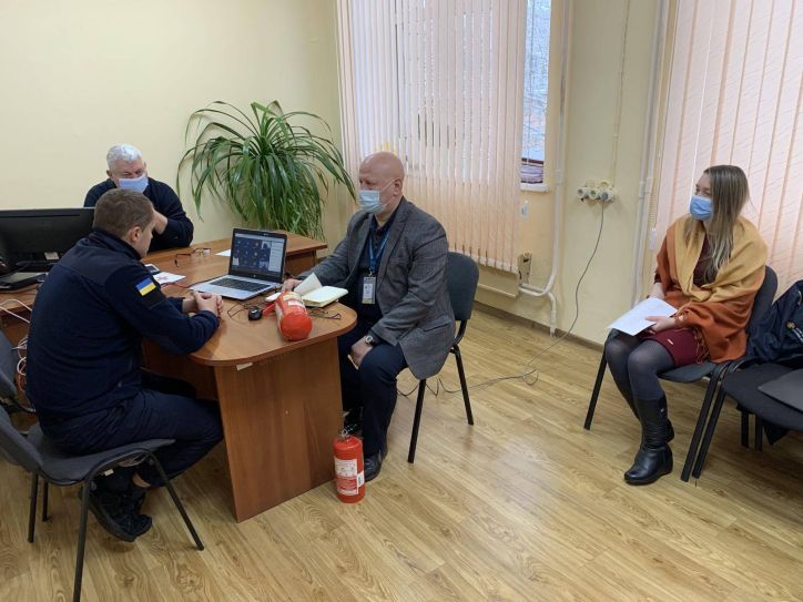 Навчання з питань пожежної безпеки для Міграційної служби в Житомирській області