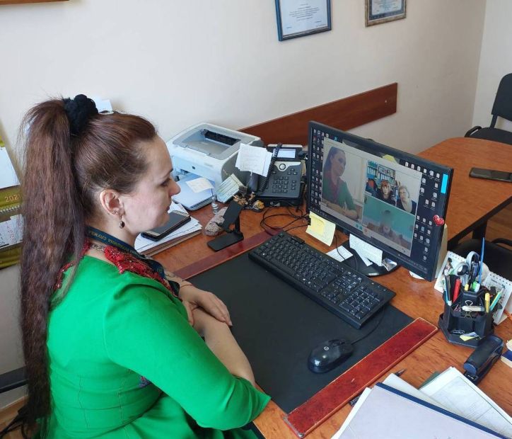 Онлайн-консультування засуджених начальником  Богунського відділу у м. Житомирі