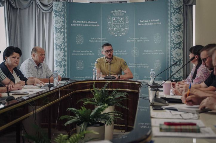 Перший заступник УДМС у Полтавській області взяла участь у засіданні Координаційного центру підтримки цивільного населення при Полтавській ОВА