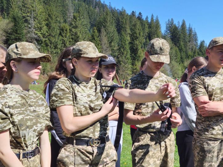 Голятинський ліцей провів шкільний етап гри «Джура» за участі представників міграційної служби