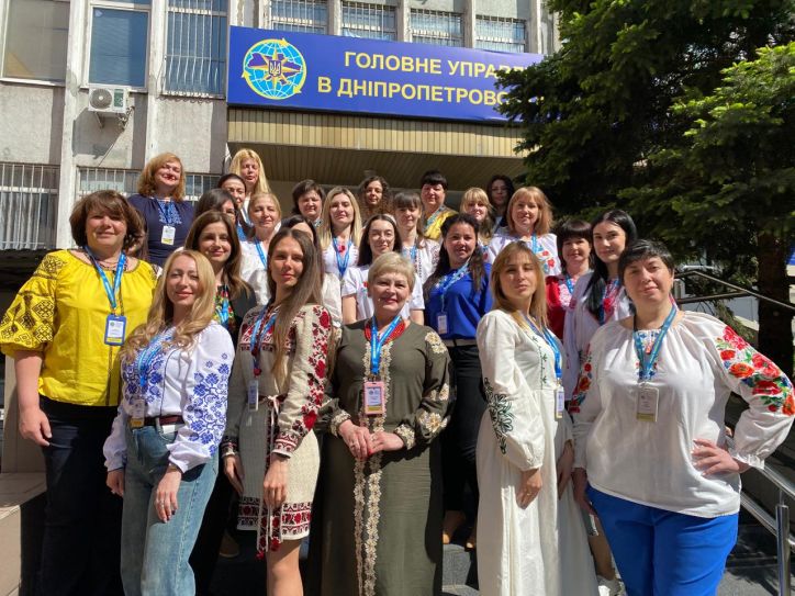 На Дніпропетровщині міграційники вже традиційно відзначили День вишиванки