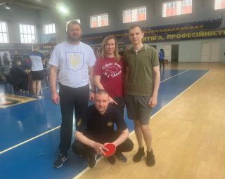 Команда міграційників взяла участь у турнірі з настільного тенісу