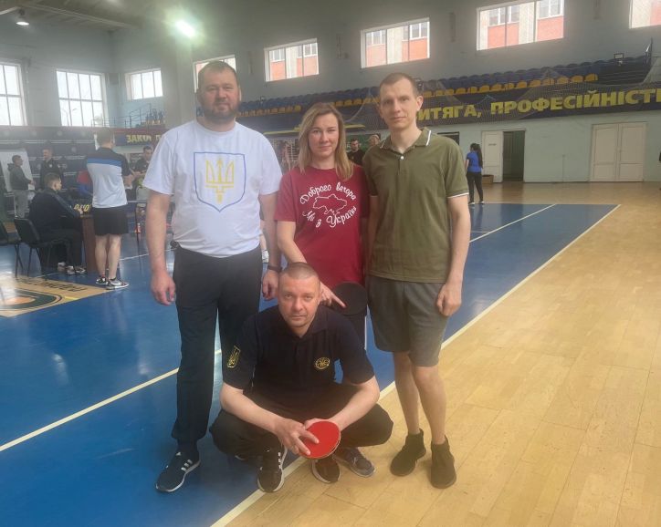 Команда міграційників взяла участь у турнірі з настільного тенісу