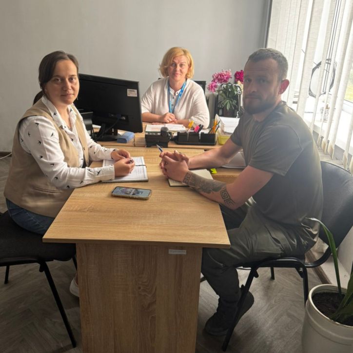 Робоча зустріч із представниками соціальної служби щодо питань документування паспортними документами ветеранів та демобілізованих військовослужбовців