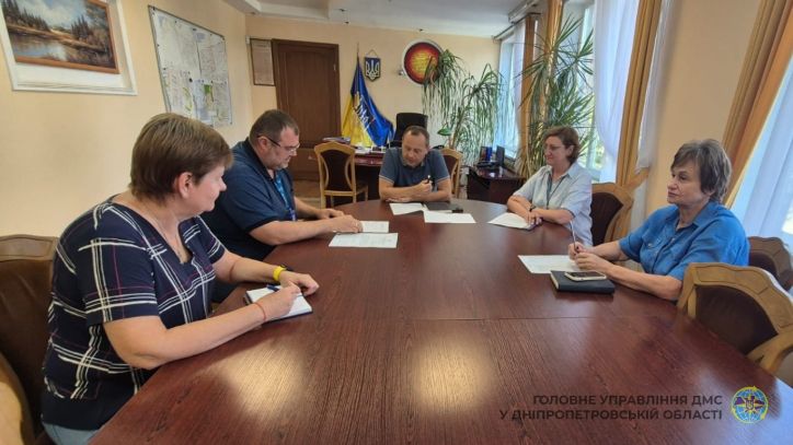 Відбулась робоча зустріч міграційників з головою Адміністрації Новокодацького району Дніпровської міської ради