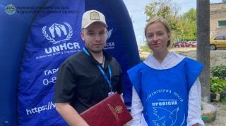 Для надання допомоги у відновленні паспортних документів, міграційники здійснили виїзд на місце руйнувань в наслідок нічних ворожих ударів