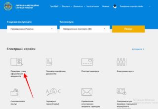 Як перевірити стан оформлення біометричних документів на офіційному вебсайті ДМС України?