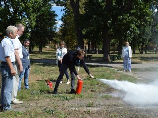 У ЦПМУ ДМС відпрацювали дії під час пожежі та надзвичайних ситуацій