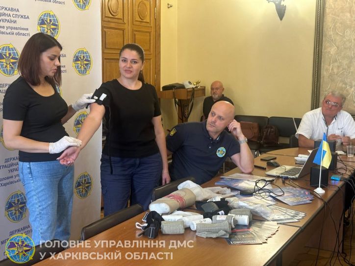 Міграційники Харківщини підвищили рівень знань з безпеки в умовах воєнних загроз