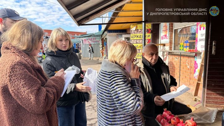 У Кривому Розі здійснили серію інспекторських перевірок у місцях вуличної торгівлі та на ринках міста