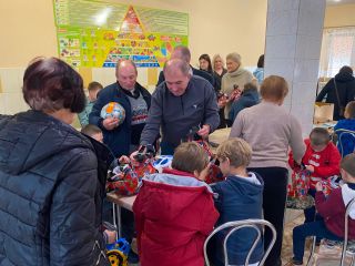 До Дня Святого Миколая міграційна служба завітала до школи-інтернату в Домбоках