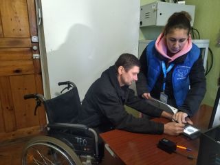 Олександрівський відділ оформлює документи постраждалим від бойових дій