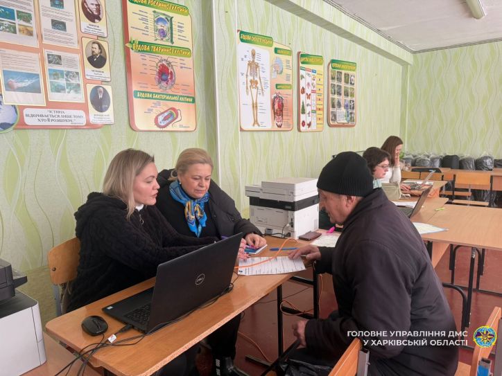 Допомога постраждалим мешканцям Індустріального району Харкова