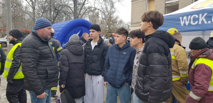 Допомога постраждалим мешканцям Київського району Харкова