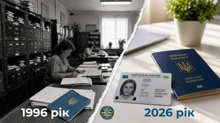 Від паперових картотек до смартфона: як змінилася паспортна система за 30 років