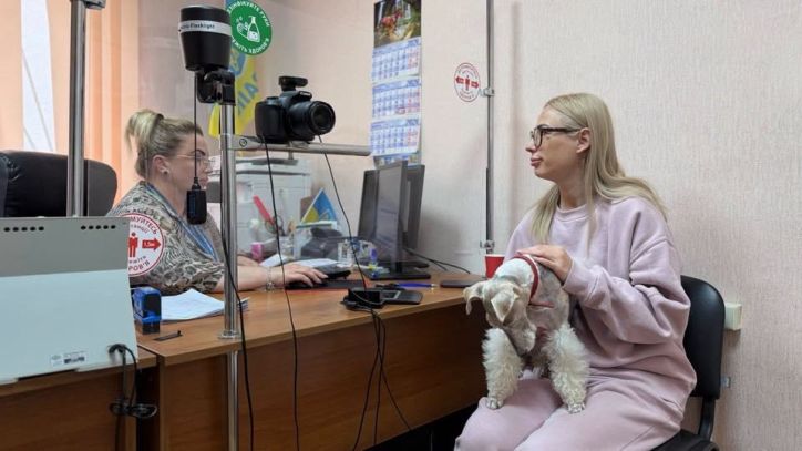 Пухнасті гості у Хаджибейському відділі ГУ ДМС України в Одеській області