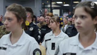 У День Незалежності Міністр внутрішніх справ України Іван Вигівський зустрівся з представниками всіх органів і підрозділів відомства