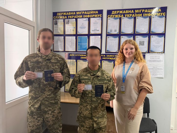 У Бердичеві документовано іноземців, які проходять військову службу в Україні